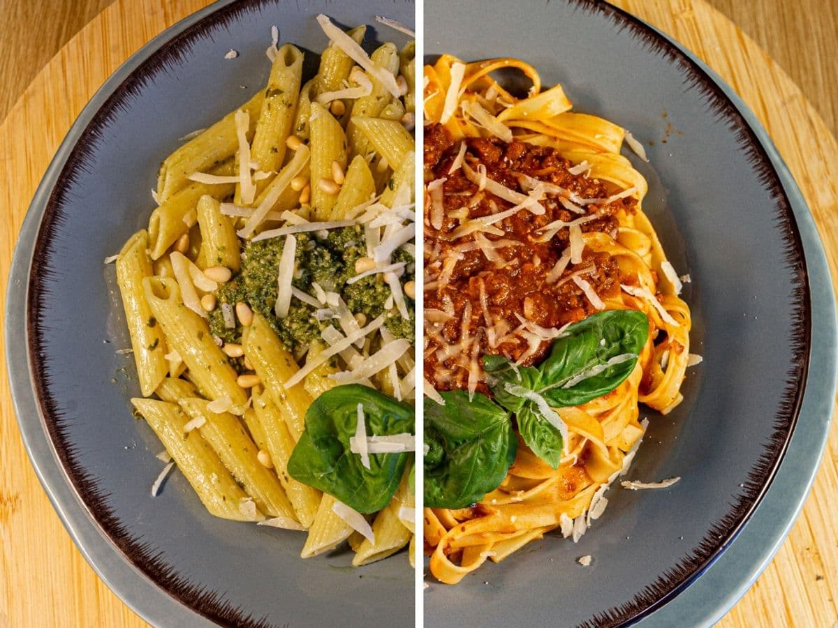 Pastas e Risotos